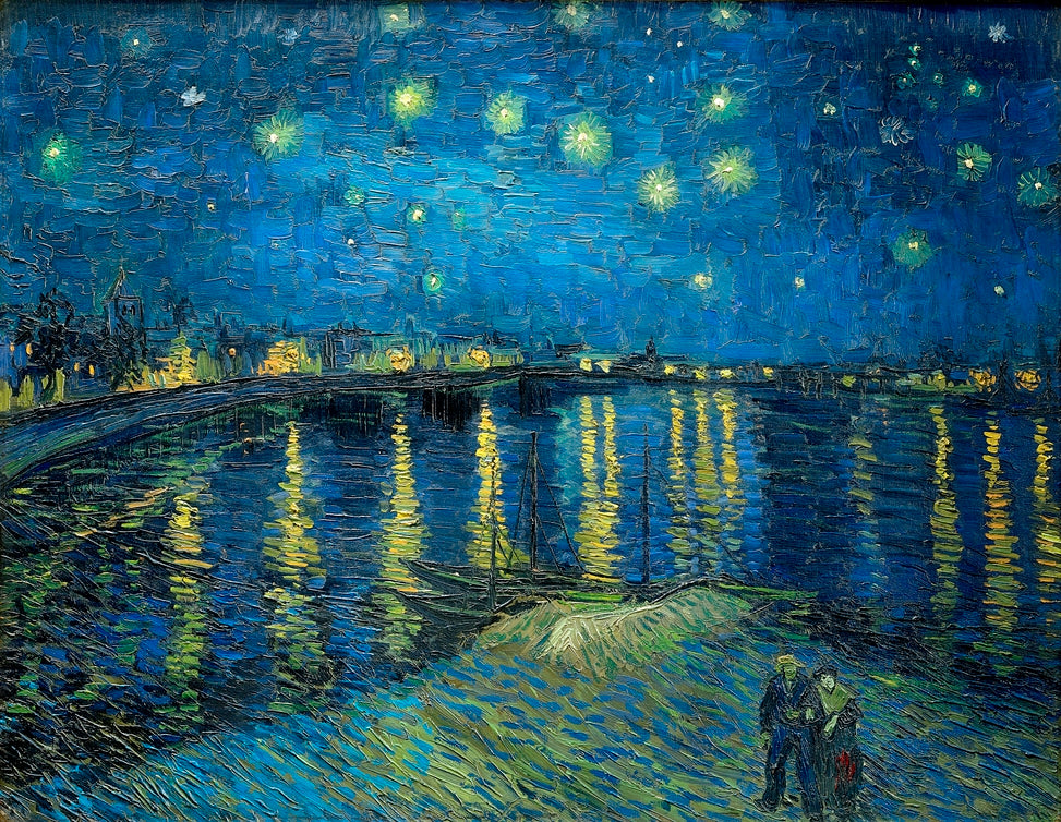 Vincent van Gogh - Csillagos éj a Rhone fölött